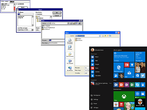 Эволюция шрифтов системного интерфейса в Windows